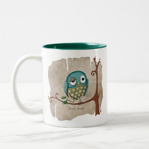 Tasse 2 Couleurs Le café de hibou réveillent l'appel