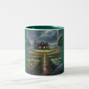 Tasse 2 Couleurs Le café de la ferme Cottagecore est allumé ce bon