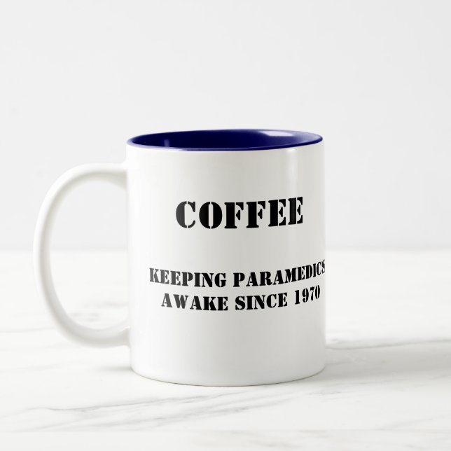 Tasse 2 Couleurs Le café de l'infirmier (Gauche)