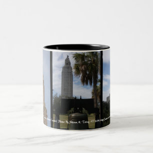 Tasse 2 Couleurs Le capitol d'état de la Louisiane