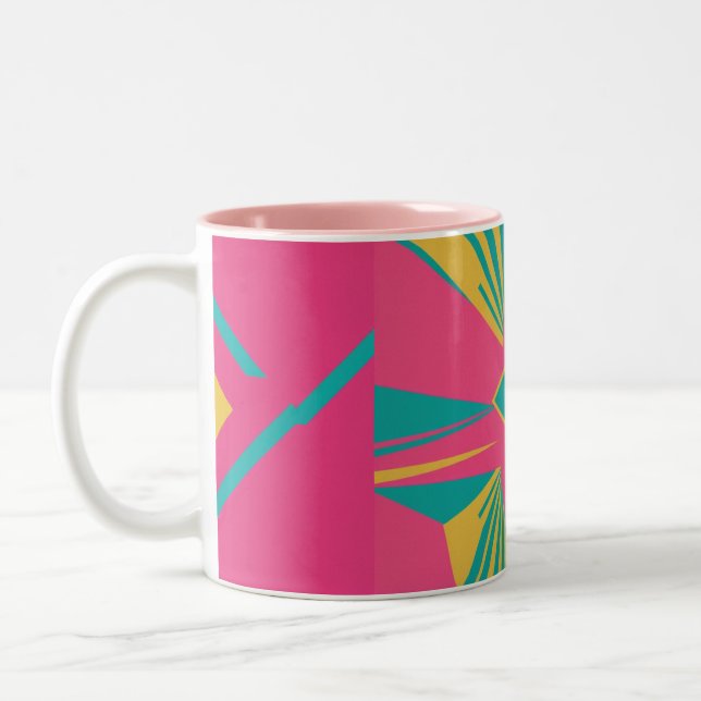 Tasse 2 Couleurs Le chaos est une forme d'art (Gauche)