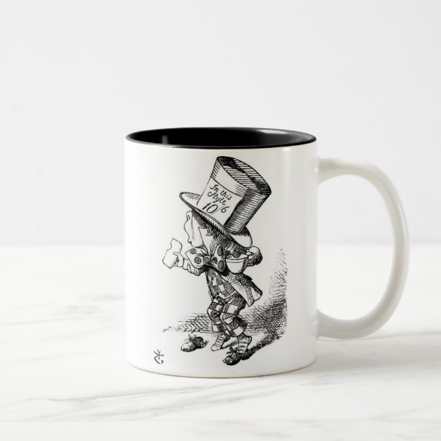 Tasse 2 Couleurs Le chapelier fou (Droit)