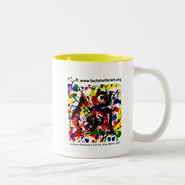 Tasse 2 Couleurs Le chat du colin (Droit)