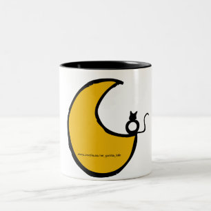Tasse 2 Couleurs Le chat et la lune
