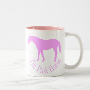 Tasse 2 Couleurs Le cheval rose