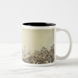 Tasse 2 Couleurs Le combat professionnel, 1787 (stylo, encre et la