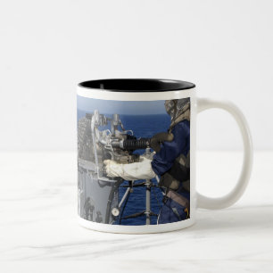Tasse 2 Couleurs Le compagnon d'un artilleur de marine des USA