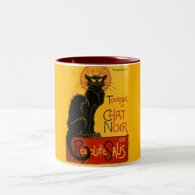 Tasse 2 Couleurs Le Conversation Noir Le Chat Noir (Centre)