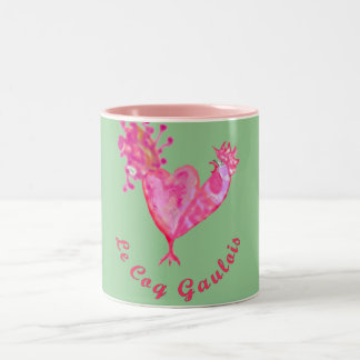 Tasse 2 Couleurs le coq gaulois france patriotisme allez france