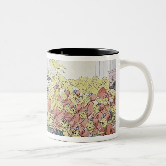 Tasse 2 Couleurs Le crocodile corse (Droit)