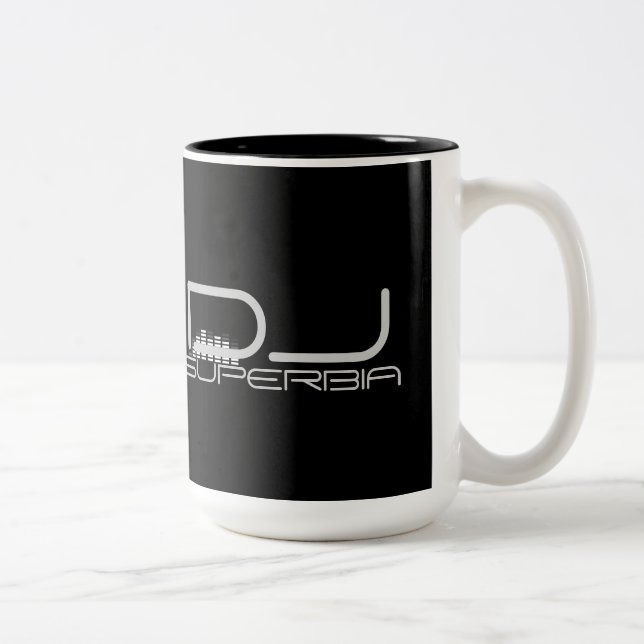 Tasse 2 Couleurs Le DJ fait sur commande attaquent (Droit)