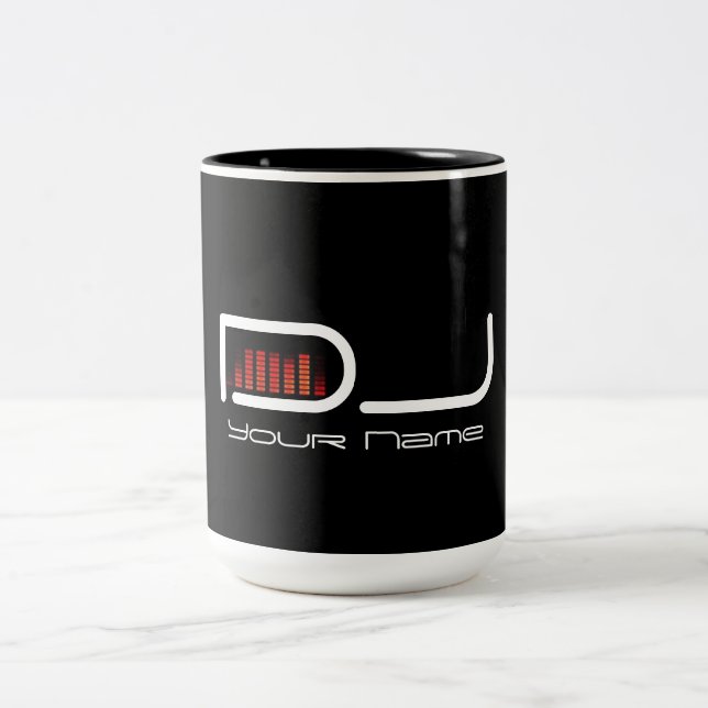 Tasse 2 Couleurs Le DJ frais attaquent (Centre)