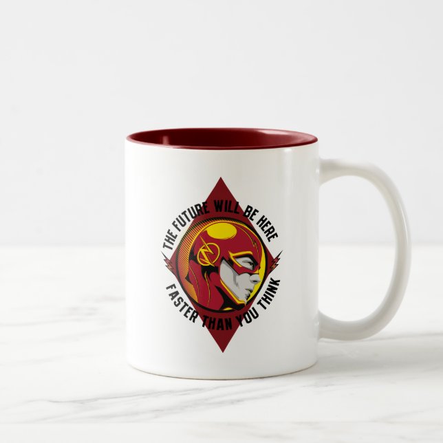 Tasse 2 Couleurs Le Flash | "L'Avenir Sera Là" (Droit)