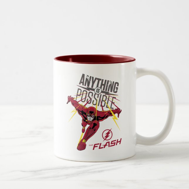 Tasse 2 Couleurs Le Flash | "Tout est possible" (Droit)