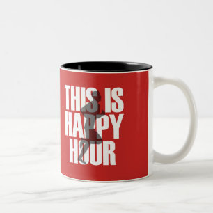 Tasse 2 Couleurs Le fonctionnement est heure heureuse