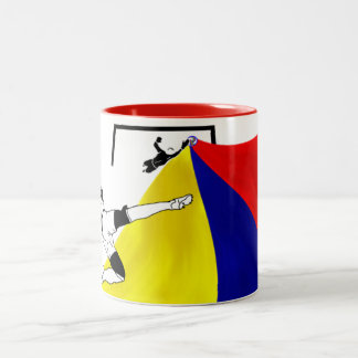 Tasse 2 Couleurs Le football (football)