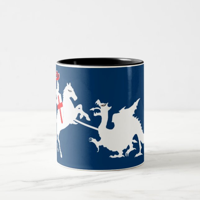 Tasse 2 Couleurs Le jour de St George (Centre)