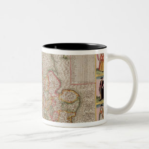 Tasse 2 Couleurs Le Kingdome de l'Angleterre, gravé par Jodocus