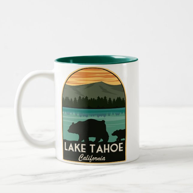 Tasse 2 Couleurs Le lac Tahoe (Gauche)