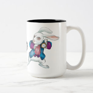 Tasse 2 Couleurs Le Lapin Blanc  Recherche de Wonderland 2