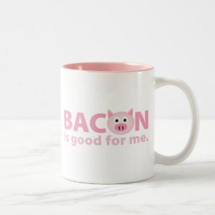 Tasse 2 Couleurs Le lard est bon pour moi