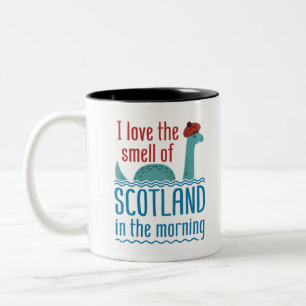 Tasse 2 Couleurs Le Loch Ness Monster Smell of Scotland Le matin