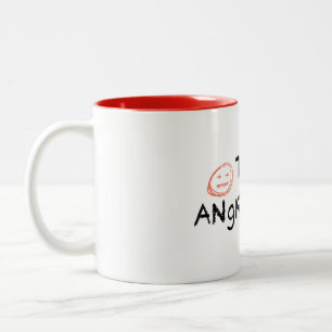 Tasse 2 Couleurs Le logo de l'homme en colère