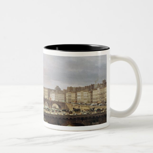 Tasse 2 Couleurs Le marché de fleur, 1832 (Droit)