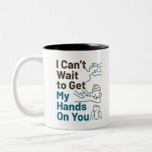 Tasse 2 Couleurs Le massothérapeute ne peut pas attendre de se fai
