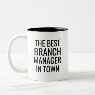 Tasse 2 Couleurs Le meilleur directeur de succursale en ville