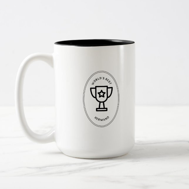 Tasse 2 Couleurs Le meilleur héros du monde (Gauche)