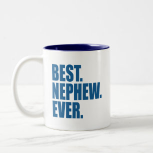 Tasse 2 Couleurs Le meilleur. Nephew. Jamais. (bleu)