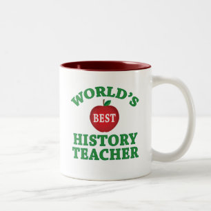 Tasse 2 Couleurs Le meilleur professeur de l'histoire du monde