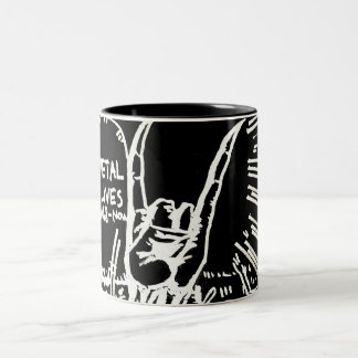 Tasse 2 Couleurs Le métal vit "tasse "