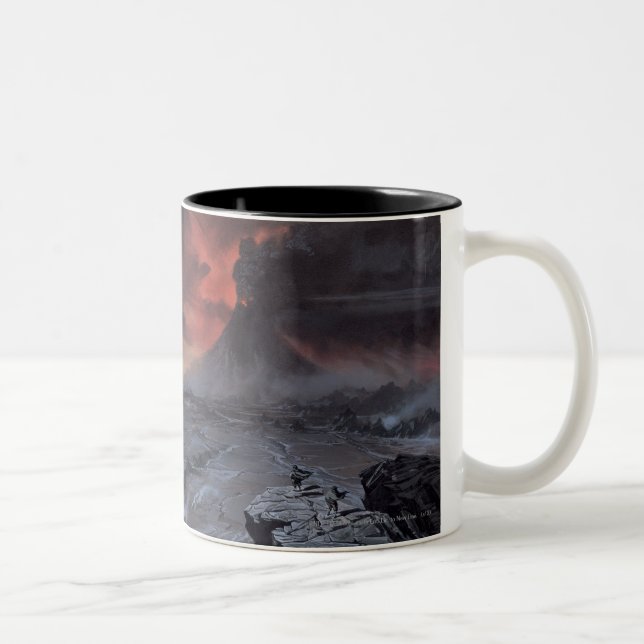 Tasse 2 Couleurs Le mont Doom (Droit)
