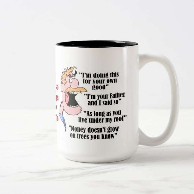 Tasse 2 Couleurs Le mot du père de la sagesse (Droit)