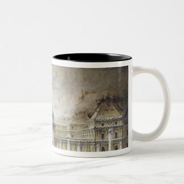 Tasse 2 Couleurs Le palais du luxembourgeois illuminé (Droit)