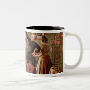 Tasse 2 Couleurs Le panier de Noël