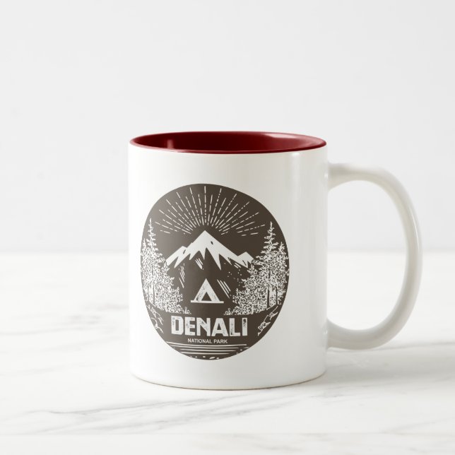 Tasse 2 Couleurs Le Parc national de Denali (Droit)