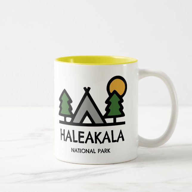 Tasse 2 Couleurs Le Parc national de Haleakala (Droit)