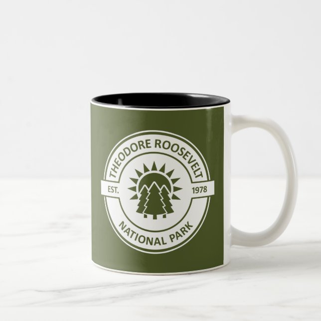 Tasse 2 Couleurs Le Parc national de Theodore Roosevelt (Droit)