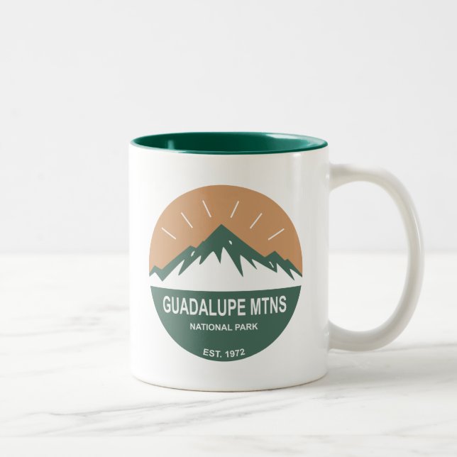 Tasse 2 Couleurs Le Parc national des Monts Guadalupe (Droit)