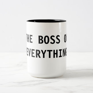 Tasse 2 Couleurs Le patron de tout