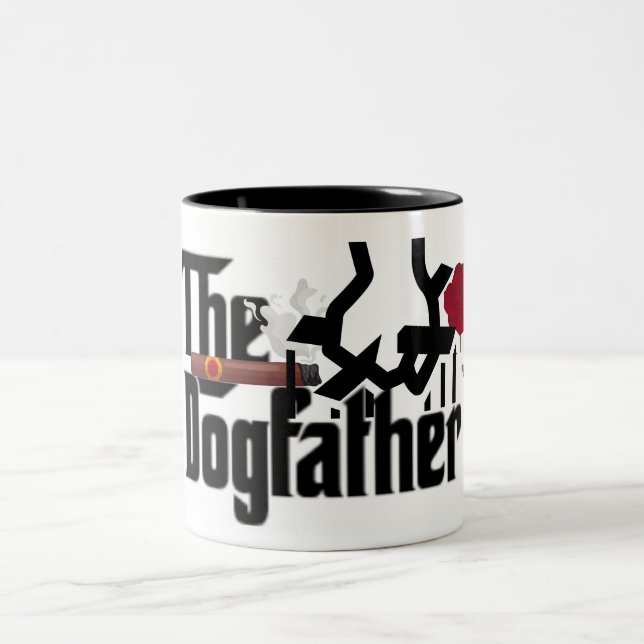 Tasse 2 Couleurs Le père du chien (Centre)