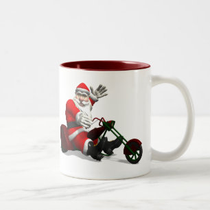 Tasse 2 Couleurs Le Père Noël En Voyage