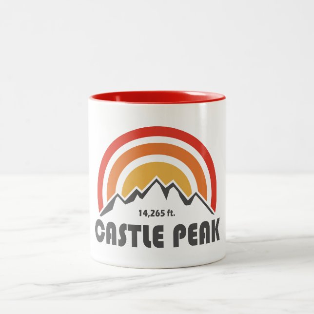 Tasse 2 Couleurs Le pic du château (Centre)