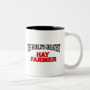 Tasse 2 Couleurs Le plus grand agriculteur du foin du monde