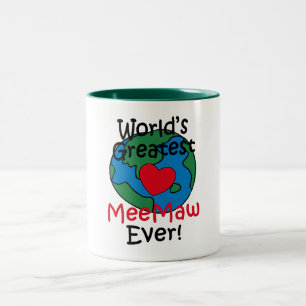 Tasse 2 Couleurs Le plus grand coeur de MeeMaw du monde
