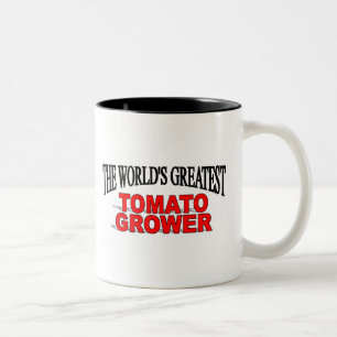 Tasse 2 Couleurs Le plus grand cultivateur de la tomate du monde