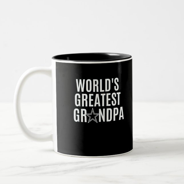 TASSE 2 COULEURS LE PLUS GRAND GRANDPA DU MONDE (Gauche)